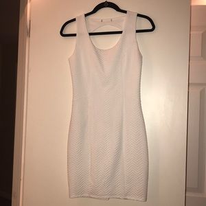 Zara White Fitted Dress